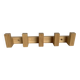 Bamboo wood coat rack