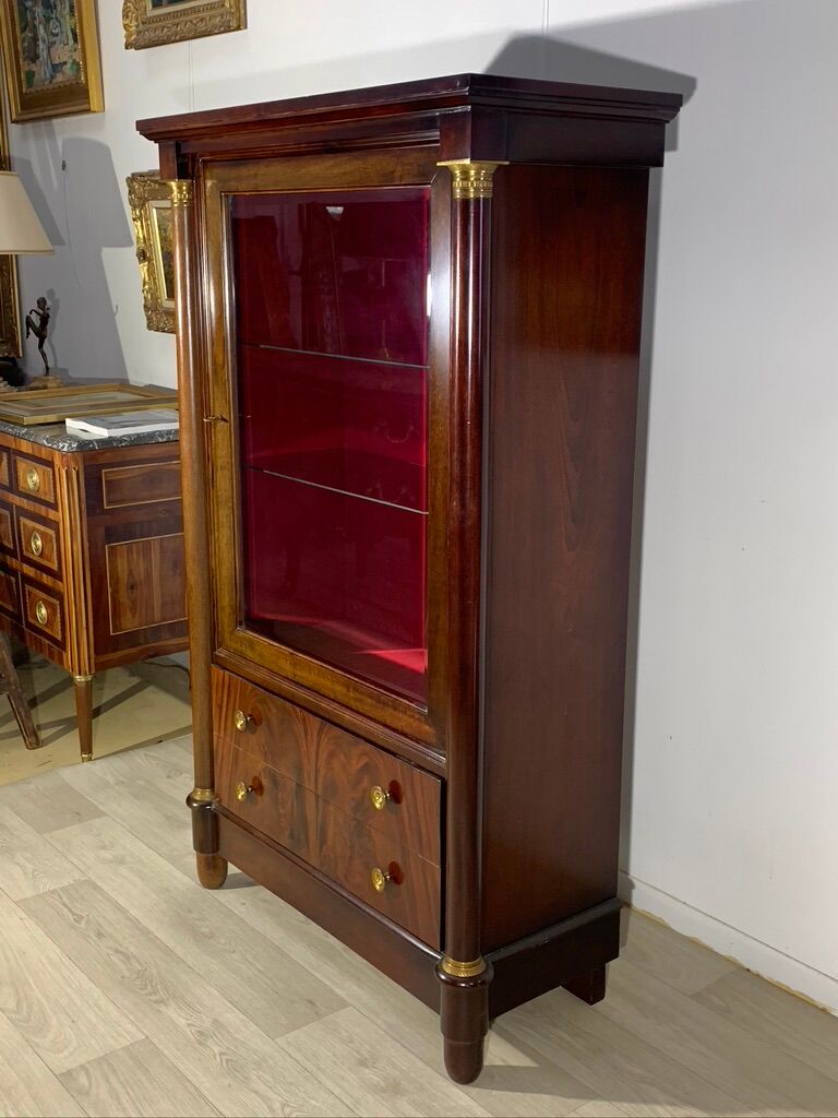 Showcase style empire mahogany