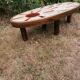 Table basse céramique de Vallauris signé Barrois