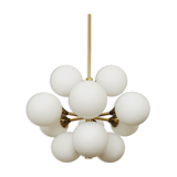 Brass Sputnik chandelier by Kaiser Leuchten