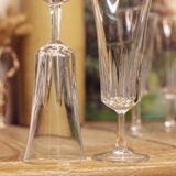 Set of 7 champagne flutes