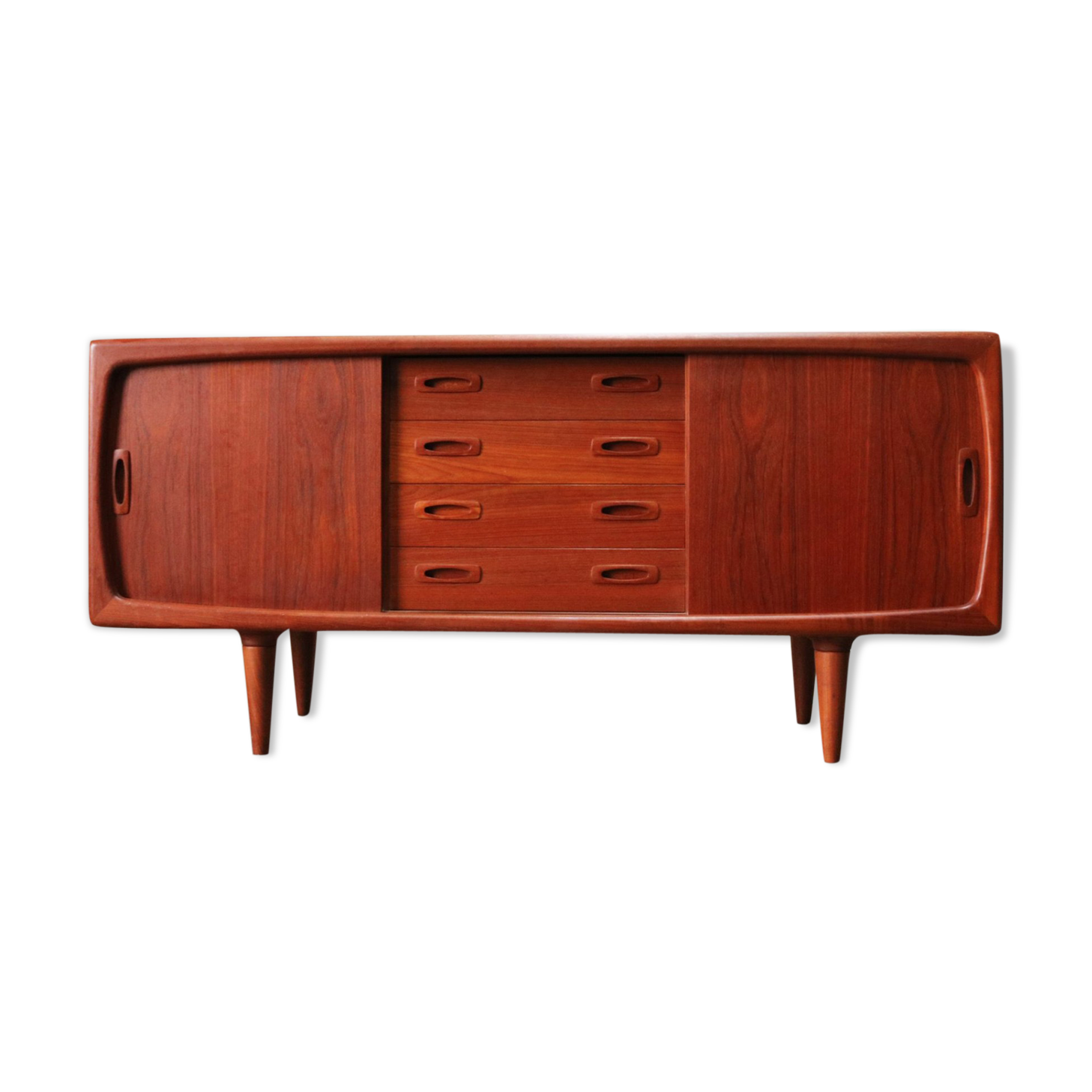 Teak credence of H.P. Hansen Denmark 1950s