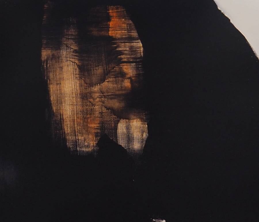 Museum Poster - Pierre Soulages - The Beyond Black - Minimal Abstraction
