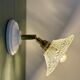 Vintage glass cut lampshade - tableware collection