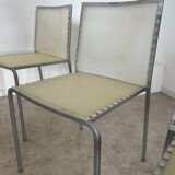 Lot of 6 Zip model chairs by Italian design Marco Maran for Desalto vintage chair