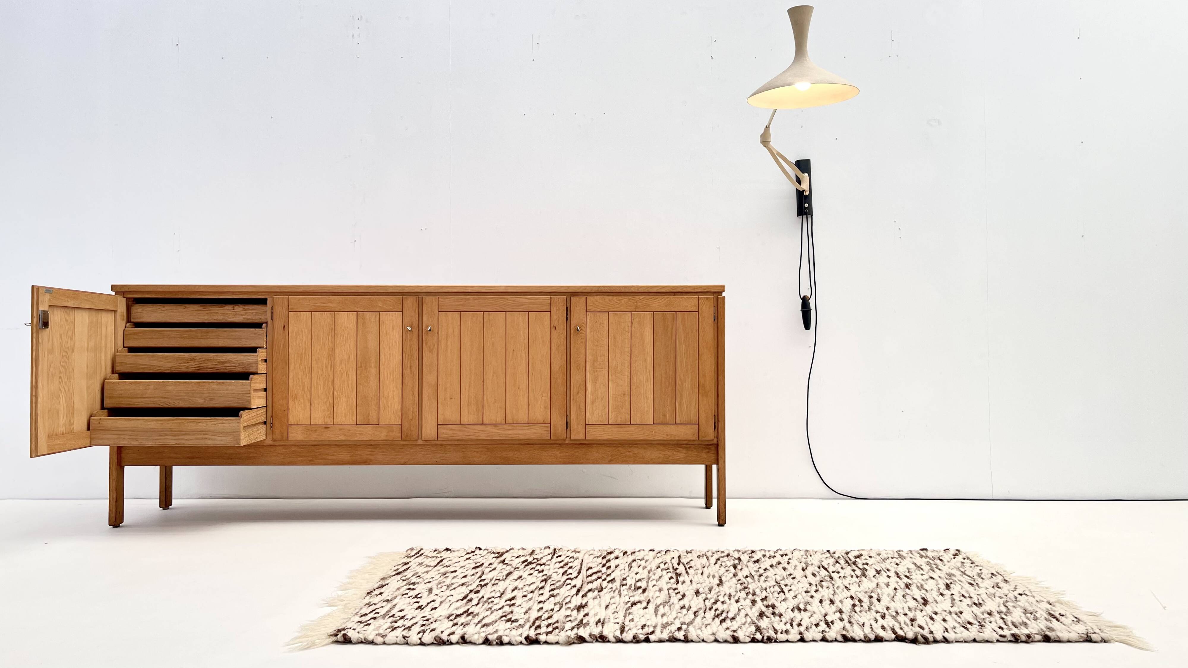 Oak credenza by Van den Berghe Pauvers
