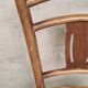 Chaise bistrot avec cannage 