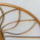 Vintage rattan bamboo headboard