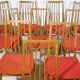 Mid-Century Dining Chairs in Walnut, Set of 10, 1960s