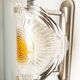 Rare Murano chrome sheet wall light 1960