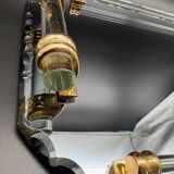 Beveled mirrored tray, Art Deco 1940, Saint-Gobain France