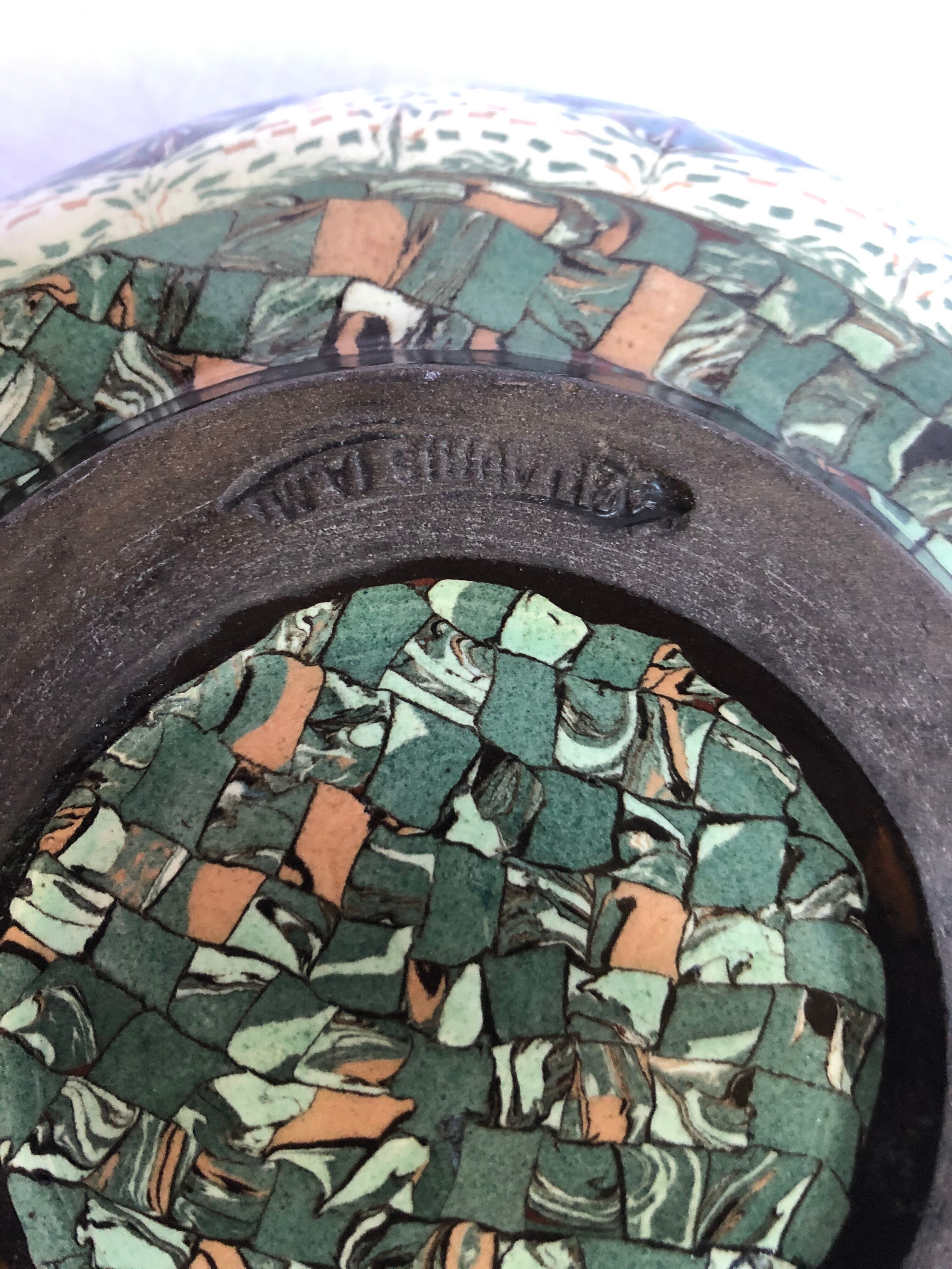 1950s Vallauris ceramic cup or empty pocket