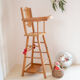 Chaise haute de poupée vintage