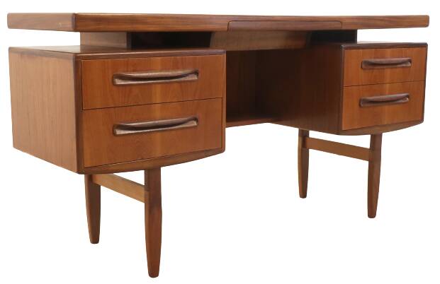 Bureau vintage en teck fresque G-Plan 'Frettenham'