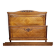 Art Deco period centre bed in marquetry circa 1930-1940