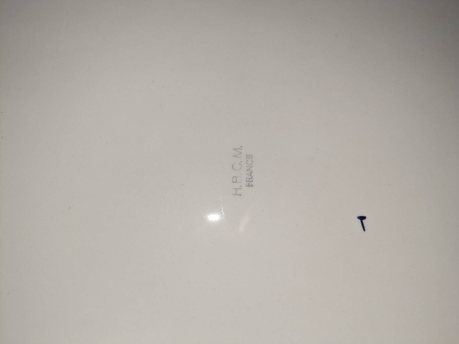 HBCM two-handled tray, mid-20th century