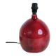 Ceramic lamp foot ox blood