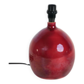 Ceramic lamp foot ox blood