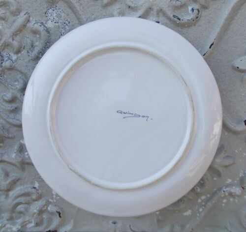 Trompe l'oeil plate Paulette Quinson Vallauris
