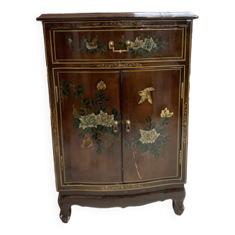 Chinese lacquered chest of drawers