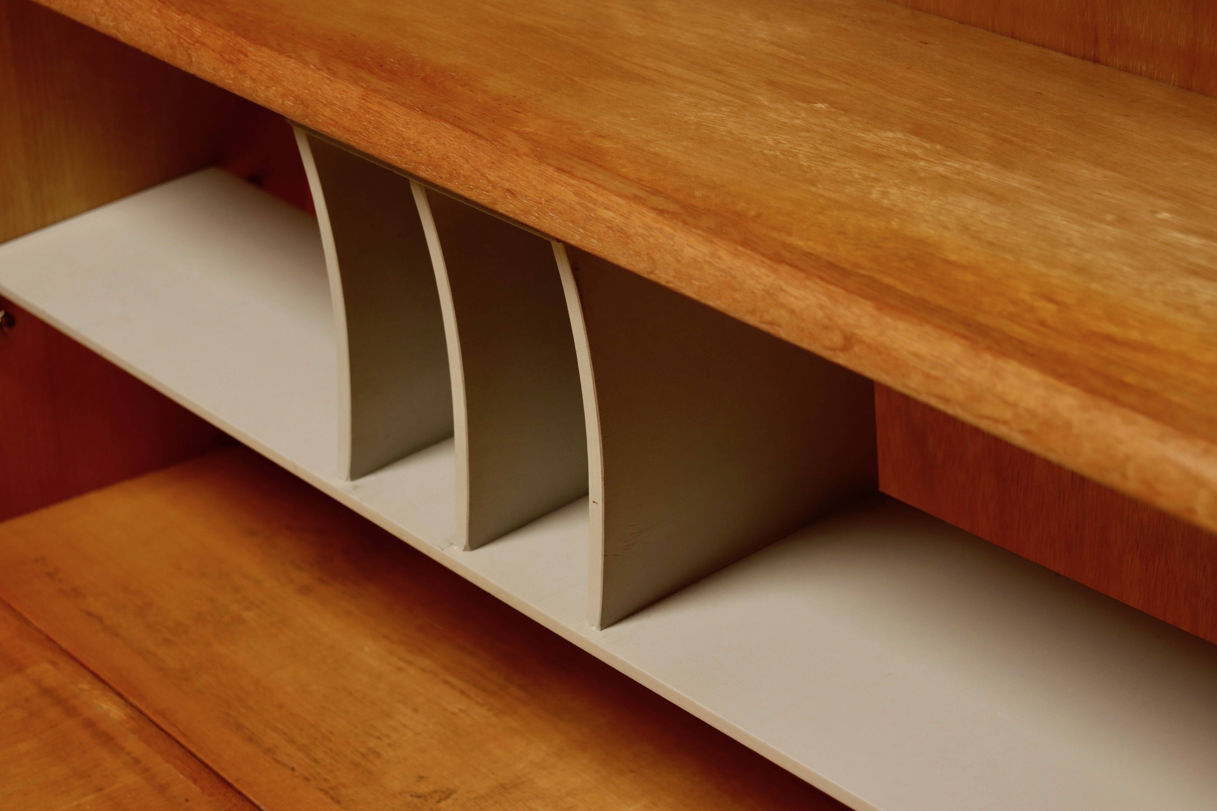 Oak Series Secretary Cabinet Model BE04 by Cees Braakman for Pastoe 1950s