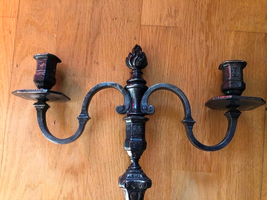 2 candelabras late nineteenth century