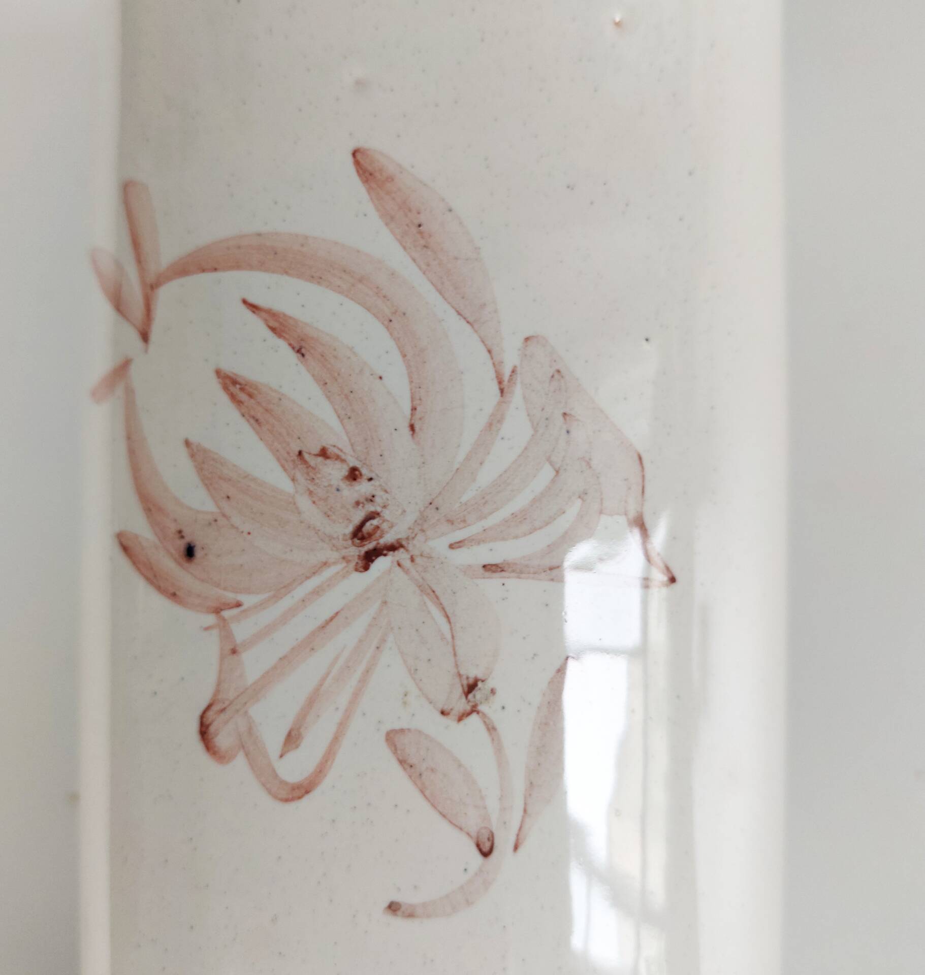Pot in earthenware, high-fire glazing, Jean LAVALLE, 1866.