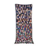 Tapis marocain Boucherouite vintage
