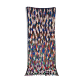 Boucherouite vintage Moroccan rug