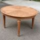 Table de salle à manger ronde extensible signée Jansen Paris 1930