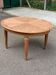 Table de salle à manger ronde extensible signée Jansen Paris 1930