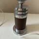 Vintage Chrome and Leatherette Lamp Base Roche Bobois 1975