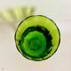 Emerald green chalice Empoli 70s Height 32 cm