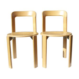 Pair of chairs by Swiss designer Bruno Rey