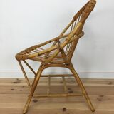 Rattan basket armchair