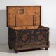 Antique chest with floral decoration (c.1920) #8