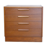 Scandinavian vintage teak chest of drawers 1960
