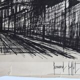 Poster "Rue de Montmartre" by Bernard Buffet, 60s