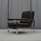 Leather armchair 1970