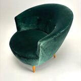 Paire de fauteuils dans le style de Federico Munari, Italie années 50