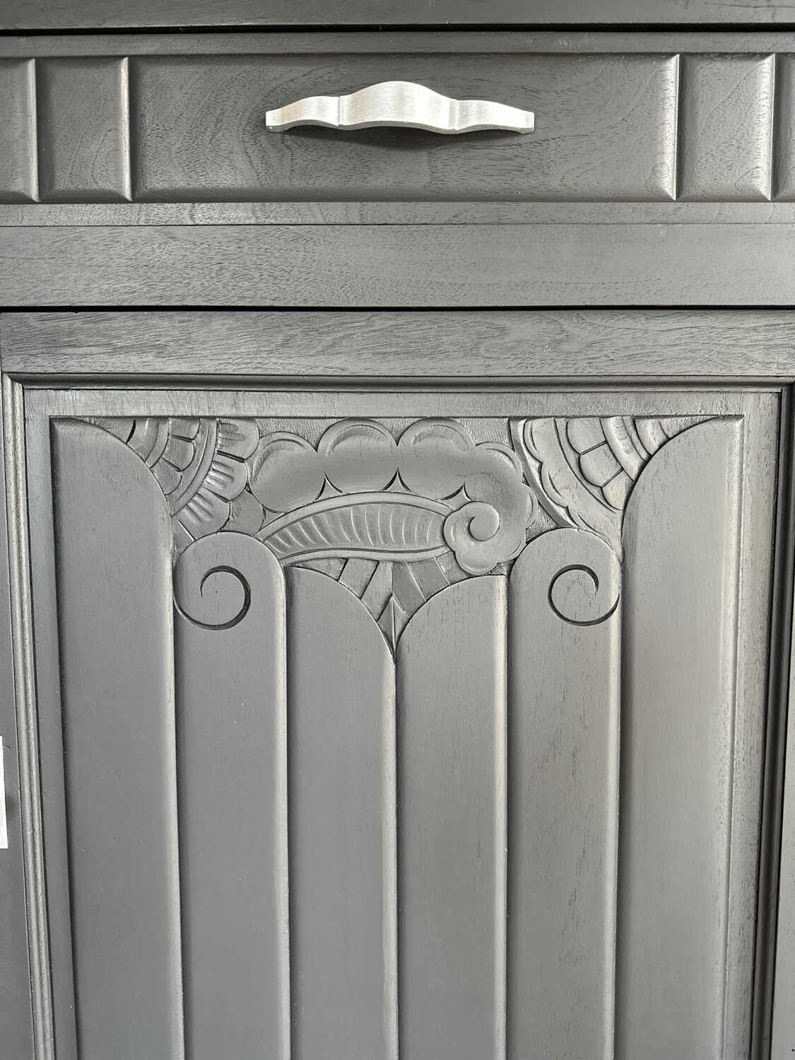 Black Art Deco Sideboard