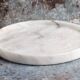 Gabriella – White Round Natural Marble Tray