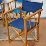 5 Old Folding Chairs from Garden 50 60