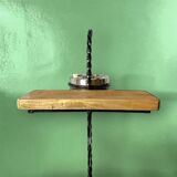 Vintage multifunctional wrought iron magazine rack