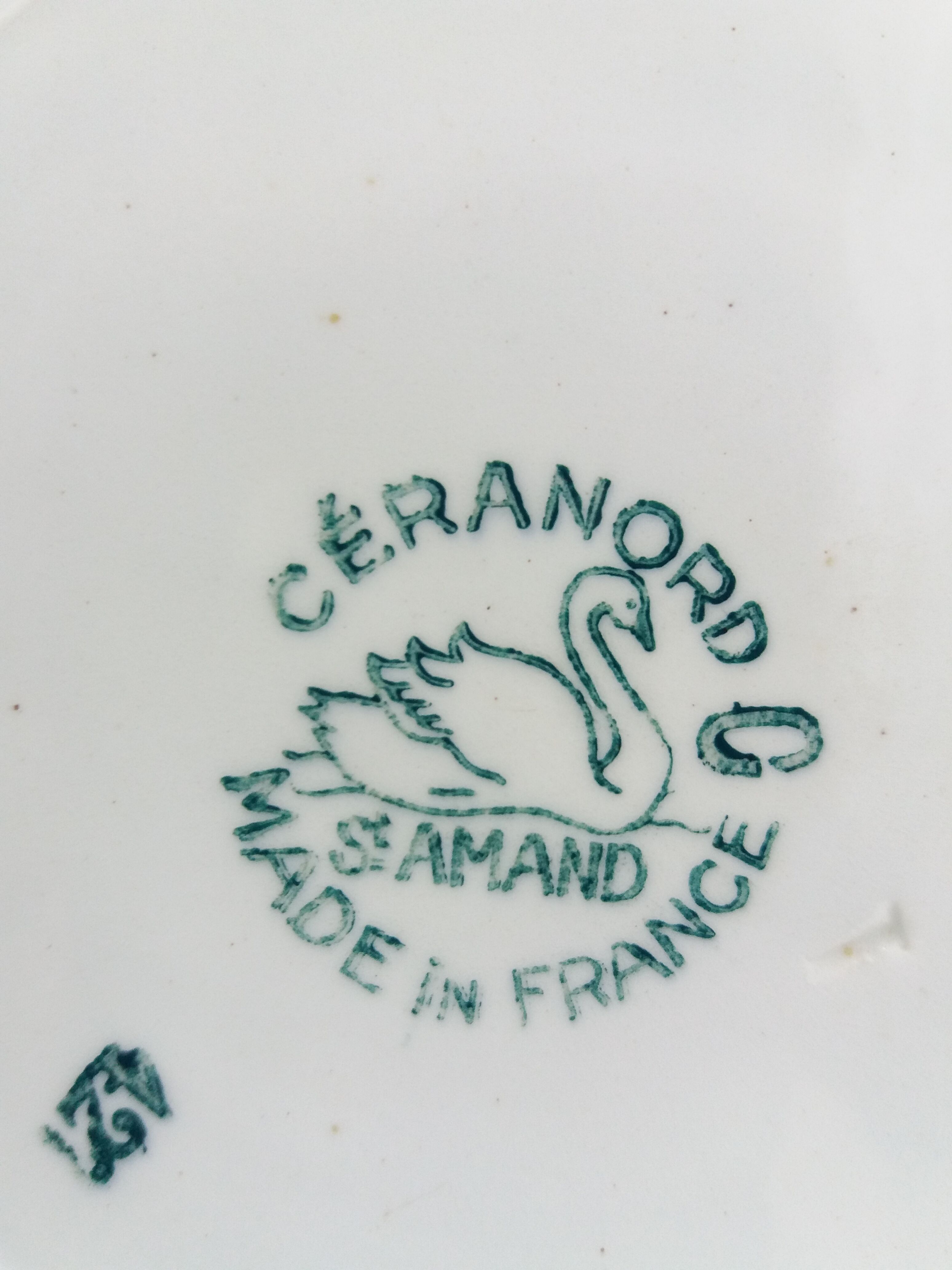 Set 6 assiettes creuses Saint Amand