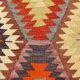 6x8 Multicolor Geometric Style Anatolian Vintage Rug, 164x233Cm