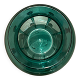 Art Deco green glass vase