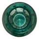 Art Deco green glass vase