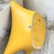 Set of 2 free-form fiberglass planters
