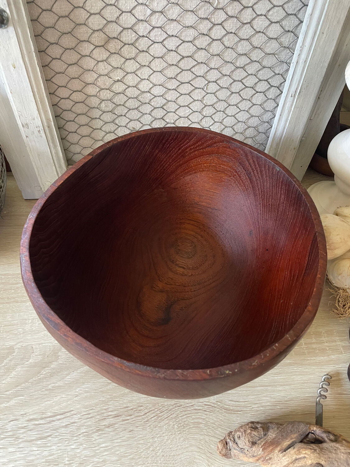 Vintage teak bowl 3l.
